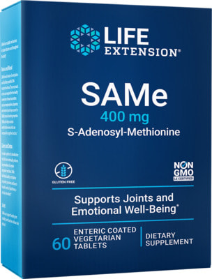 Life Extension SAMe 400 mg, 60 enteric-coated vtabs ()