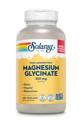 Solaray Magnesium Glycinate 350mg Enhanced Absorption 240 tab