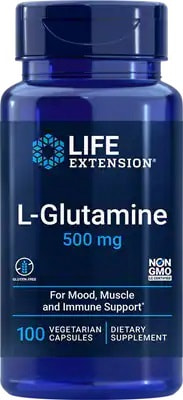 Life Extension L-Glutamine 500 mg 100 vcaps