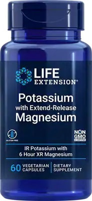 Life Extension Potassium with Extend-Release Magnesium 60 vtabs