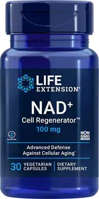 Life Extension NAD+ Cell Regenerator 100 mg 30 vcaps