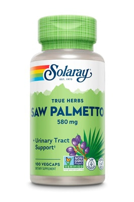 Solaray Saw Palmetto Berry 580mg 100 vcap