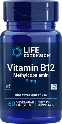 Life Extension Vitamin B12 Methylcobalamin 5 mg 60 vloz