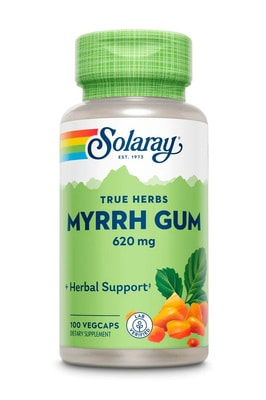 Solaray Myrrh Gum 620mg 100 vcap