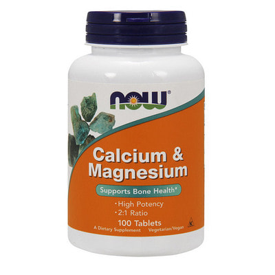 NOW Calcium & Magnesium 100 tabs ()