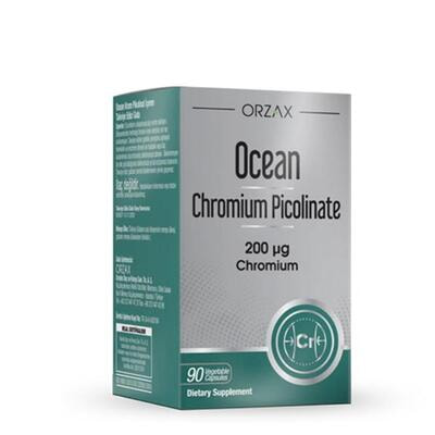 ORZAX OCEAN CHROMIUM PICOLINATE 200 MCG 90 CAPSULES