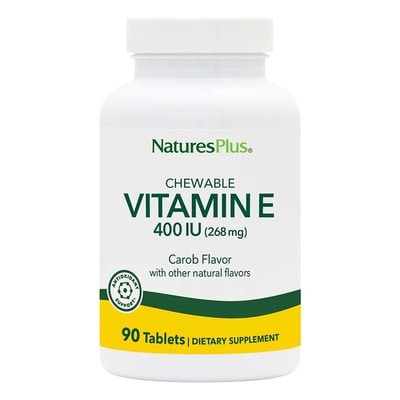 Natures Plus E 400 IU Carob Flavor 90 Chewable tabs ()