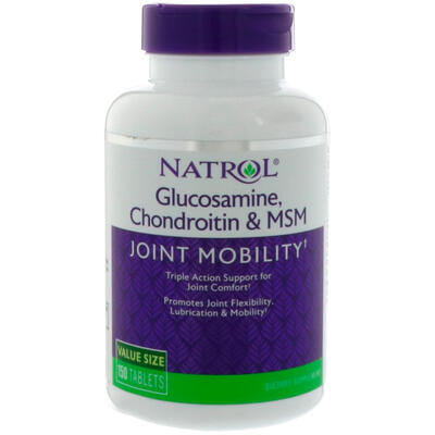 Natrol Glucosamine Chondroitin MSM 150 tabs