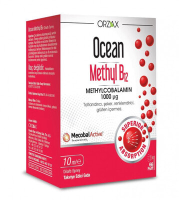 ORZAX OCEAN METHYL B12 SPRAY 1000mcg 10 ml