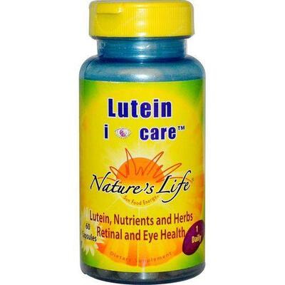 Natures Life Lutein 20mg 60 sgel