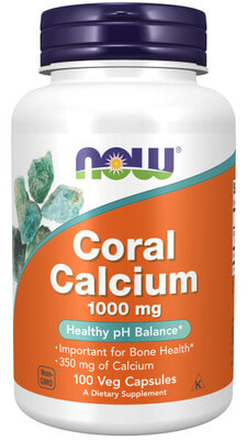 NOW Coral Calcium 1000 mg 100 caps ()