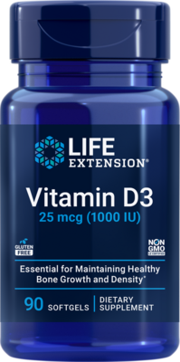 Life Extension Vitamin D3 1000 IU 90 softgels ()