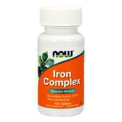 NOW Iron Complex 100 tabs