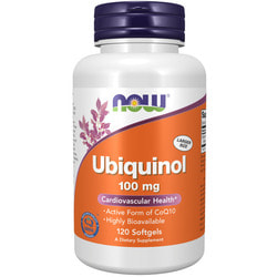 NOW Ubiquinol 100 mg 120 softgels