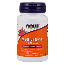 NOW Methyl B-12 1000mcg 100 loz