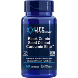 Life Extension Black Cumin Seed Oil and Curcumin Elite 60 sgels