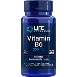 Life Extension Vitamin B6 250 mg, 100 vcaps