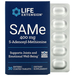 Life Extension SAMe 400 mg, 30 enteric-coated veg tabs