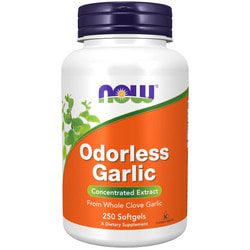 NOW Odorless Garlic 250 softgels
