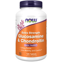 NOW Glucosamine & Chondroitin 2X 750/600 mg 120 tabs