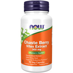 NOW Chaste Berry Vitex Extract 300 mg 90 vcaps