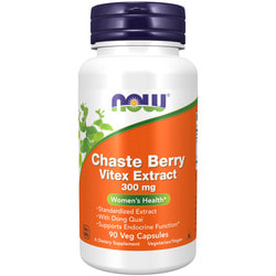 NOW Chaste Berry Vitex Extract 300 mg 90 vcaps