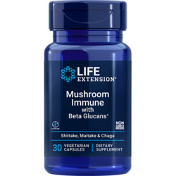 Life Extension Mushroom Immune with Beta Glucans 30 vcaps