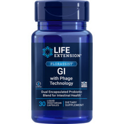 Life Extension FLORASSIST GI with Phage Technology 30 liquid vcaps