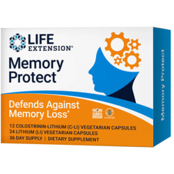 Life Extension Memory Protect 12 Colostrinin-Lithium 24 Lithium Caps