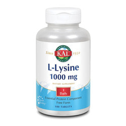 KAL L-Lysine 1000 mg 100 tab
