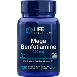 Life Extension Mega Benfotiamine 250 mg 120 vcaps